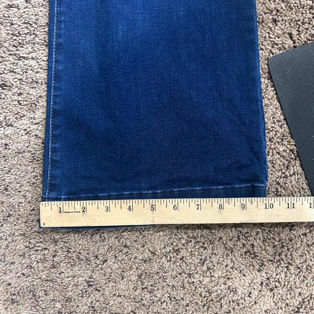 Ariat Women's Flare Jeans in Deep Blue - Picture 4 of 7
